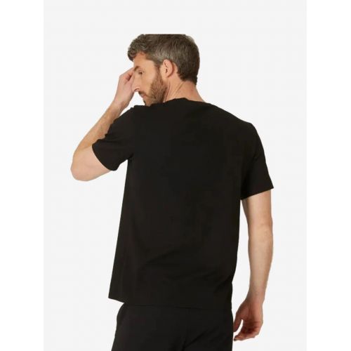 Футболка черная, однотонная, Regular Fit