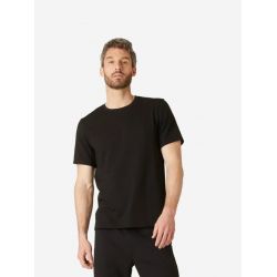 Футболка черная, однотонная, Regular Fit
